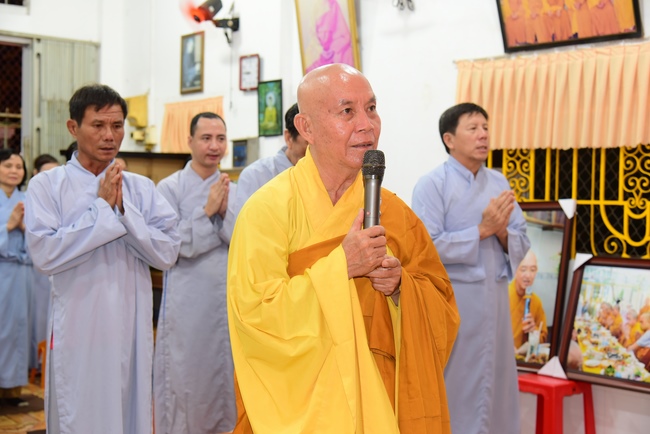 Repentant Ceremony at Minh Chat vihara  and offering Phuoc Long pagoda in Can Tho