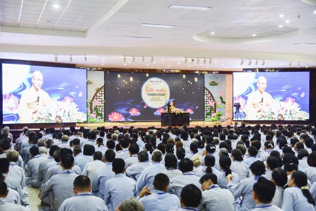 Dharma Talk “Hopes to do good things” – The 95th Seven-Day Retreat.