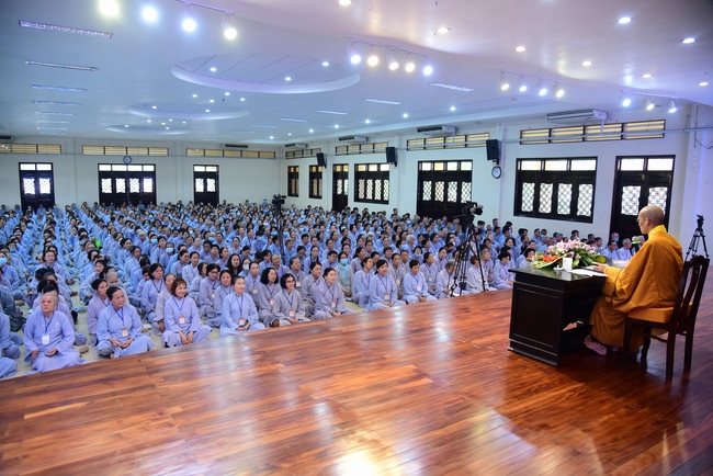 Dharma Talk “Hopes to do good things” – The 95th Seven-Day Retreat.