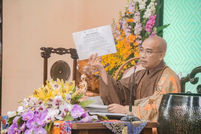 Lễ quy y Tam bảo, chùa Hòa Phúc, Hà Nội