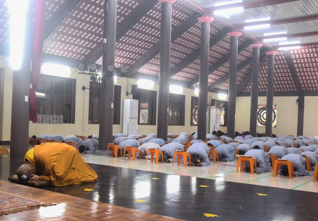 Lễ quy y Tam bảo, chùa Hòa Phúc, Hà Nội