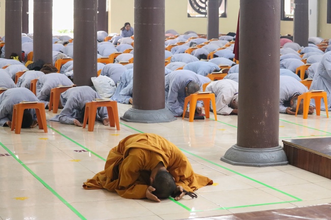 Lễ quy y Tam bảo, chùa Hòa Phúc, Hà Nội