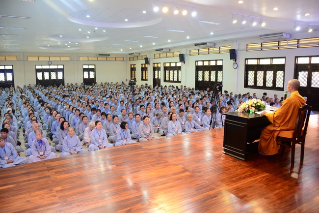 Dharma Talk “Coming and going is impermanent” – the 95th Seven-Day Retreat.