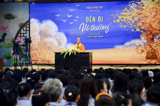 Dharma Talk “Coming and going is impermanent” – the 95th Seven-Day Retreat.