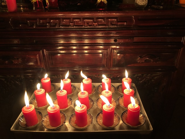 The birthday of Amitabha Buddha at Suoi Phap pagoda, Tay Ninh