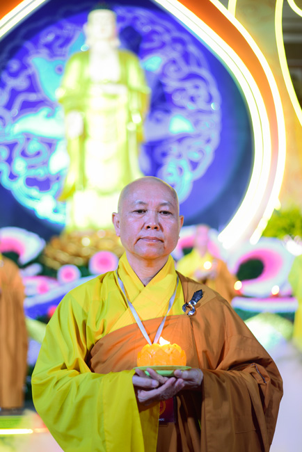 Impressed night of Amitabha Buddha's Birthday