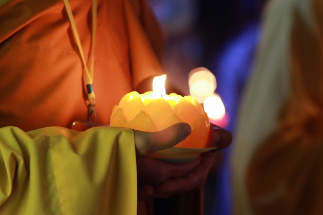 Impressed night of Amitabha Buddha's Birthday