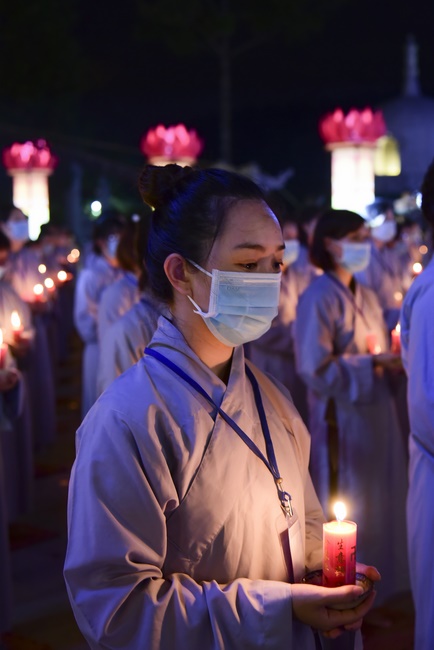 Impressed night of Amitabha Buddha's Birthday