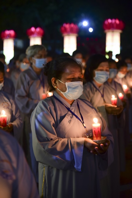 Impressed night of Amitabha Buddha's Birthday