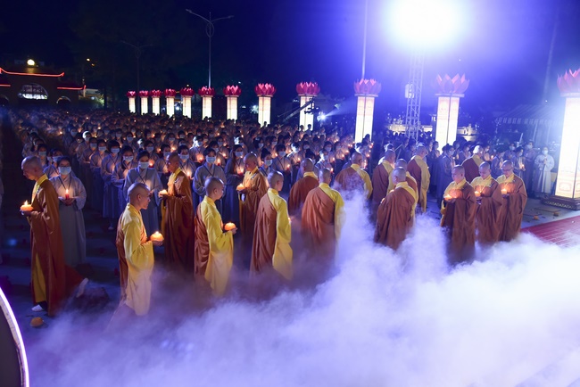 Impressed night of Amitabha Buddha's Birthday