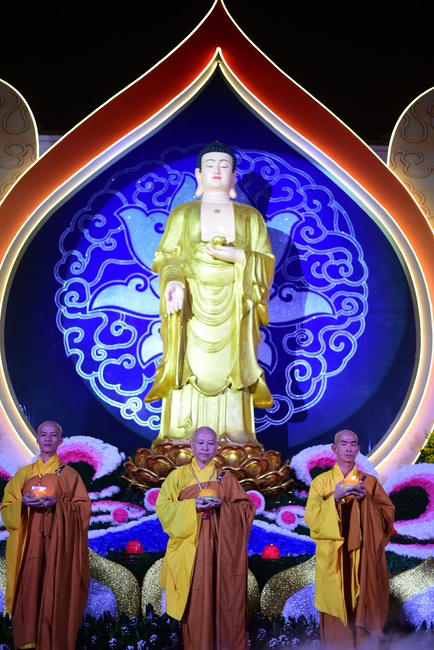 Impressed night of Amitabha Buddha's Birthday