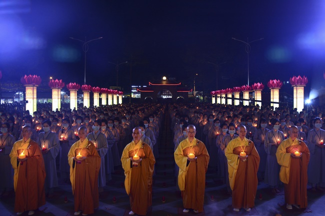 Impressed night of Amitabha Buddha's Birthday