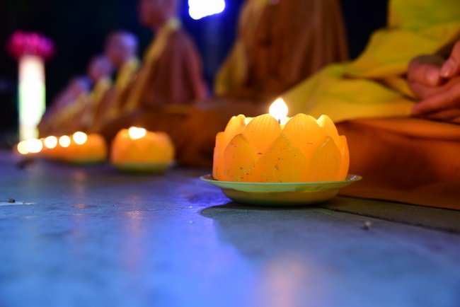 Impressed night of Amitabha Buddha's Birthday