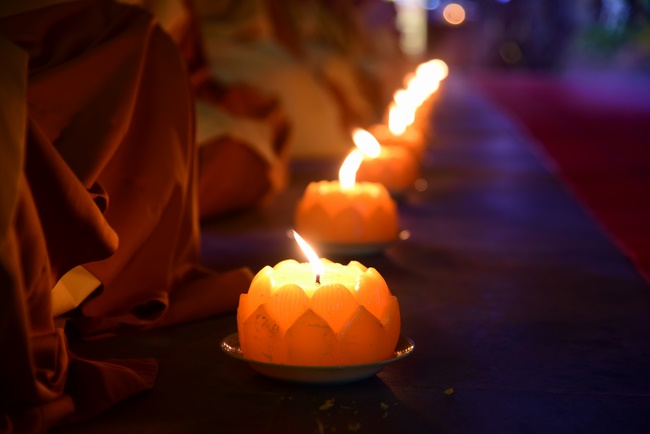 Impressed night of Amitabha Buddha's Birthday