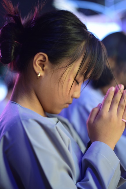 Impressed night of Amitabha Buddha's Birthday