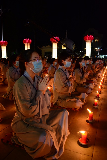 Impressed night of Amitabha Buddha's Birthday