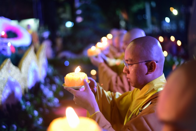 Impressed night of Amitabha Buddha's Birthday