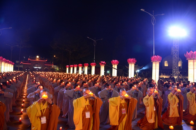 Impressed night of Amitabha Buddha's Birthday
