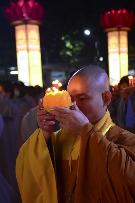 Impressed night of Amitabha Buddha's Birthday