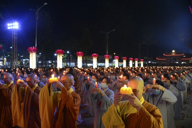 Impressed night of Amitabha Buddha's Birthday