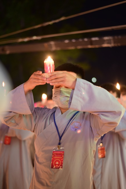 Impressed night of Amitabha Buddha's Birthday