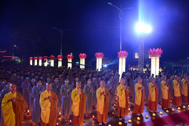 Impressed night of Amitabha Buddha's Birthday