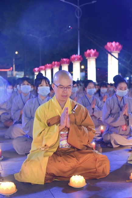 Impressed night of Amitabha Buddha's Birthday