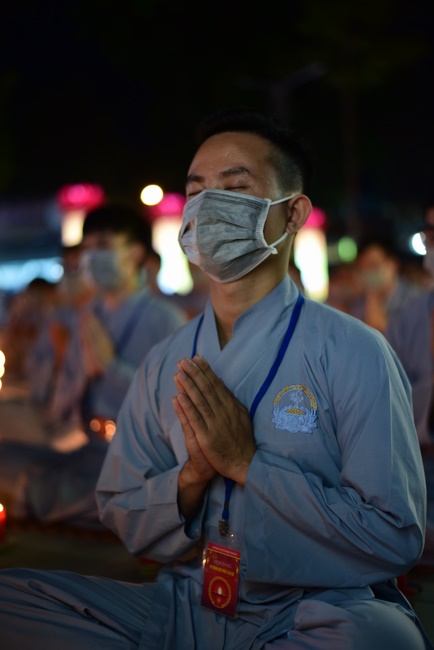 Impressed night of Amitabha Buddha's Birthday