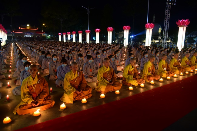Impressed night of Amitabha Buddha's Birthday