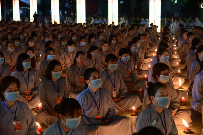 Impressed night of Amitabha Buddha's Birthday