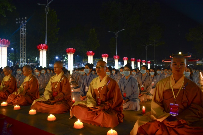 Impressed night of Amitabha Buddha's Birthday