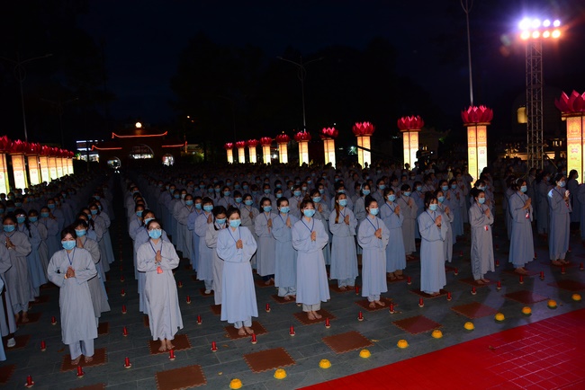 Impressed night of Amitabha Buddha's Birthday