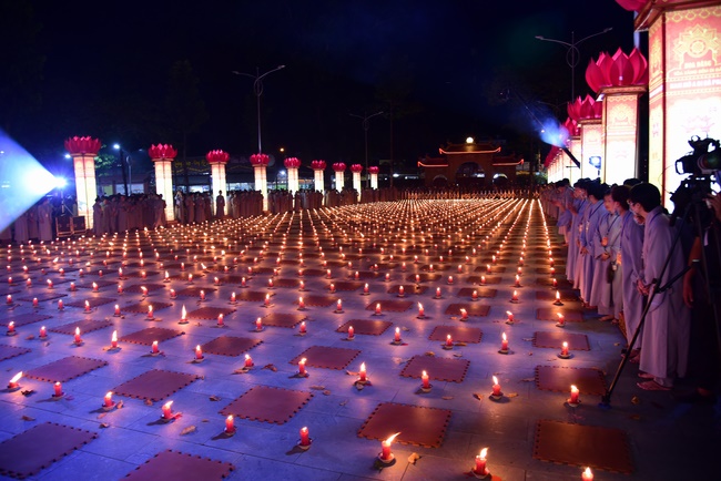 Impressed night of Amitabha Buddha's Birthday