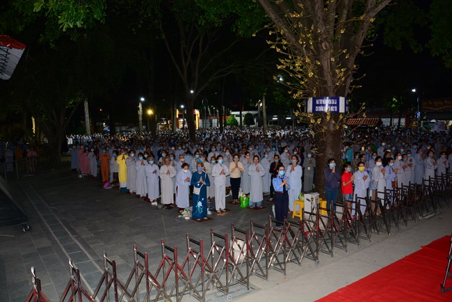 Impressed night of Amitabha Buddha's Birthday