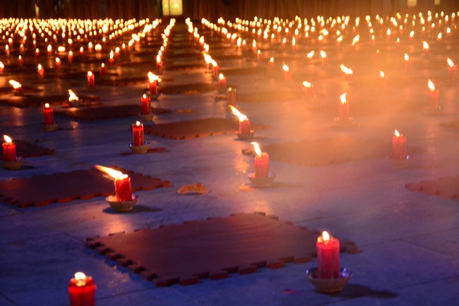 Impressed night of Amitabha Buddha's Birthday