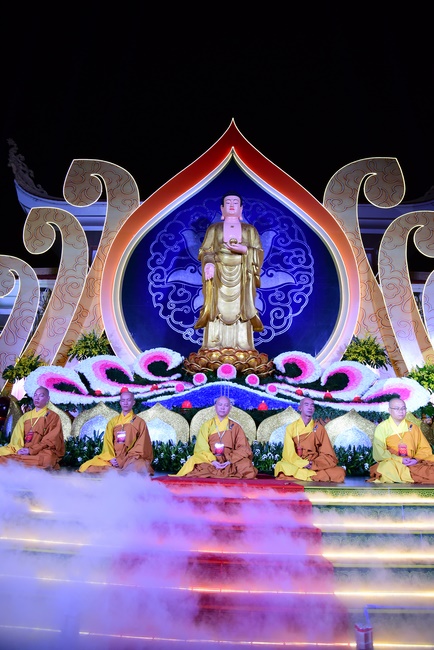 Impressed night of Amitabha Buddha's Birthday
