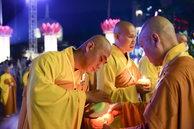 Impressed night of Amitabha Buddha's Birthday