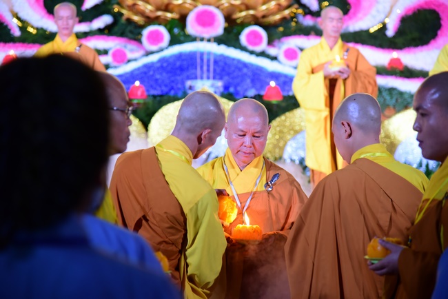 Impressed night of Amitabha Buddha's Birthday