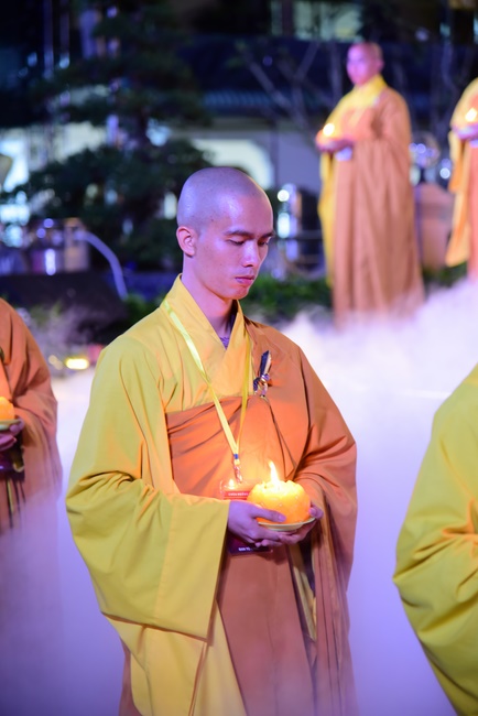 Impressed night of Amitabha Buddha's Birthday