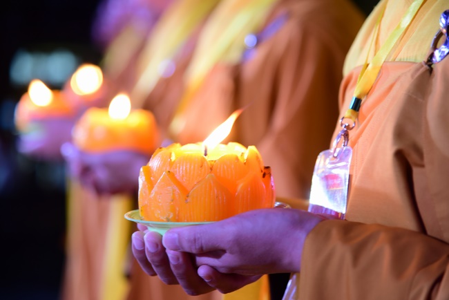 Impressed night of Amitabha Buddha's Birthday