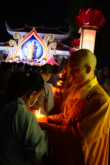 Impressed night of Amitabha Buddha's Birthday