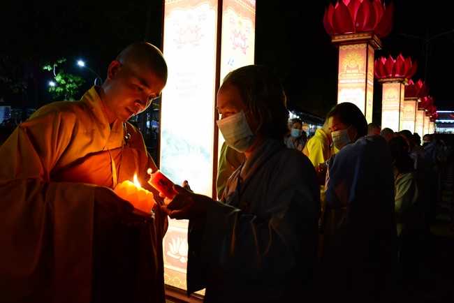 Impressed night of Amitabha Buddha's Birthday
