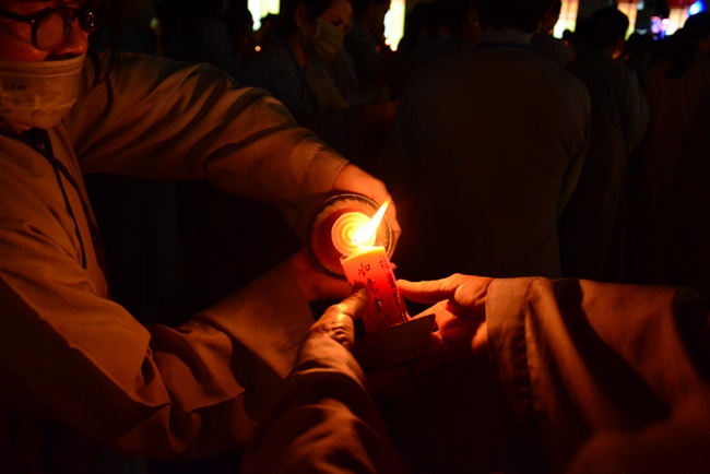 Impressed night of Amitabha Buddha's Birthday