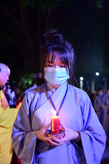 Impressed night of Amitabha Buddha's Birthday