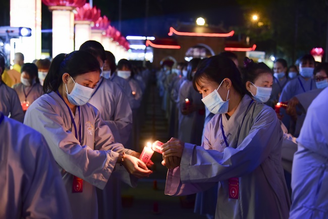Impressed night of Amitabha Buddha's Birthday