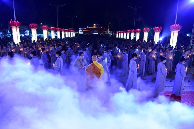 Impressed night of Amitabha Buddha's Birthday
