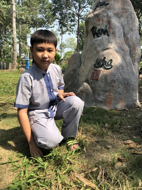 Extra curricular activities of Kids at Huong Phap Pagoda, Cu Chi