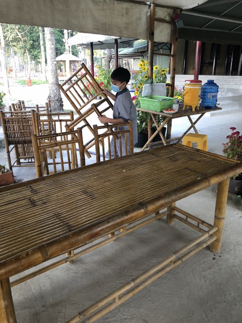 Extra curricular activities of Kids at Huong Phap Pagoda, Cu Chi