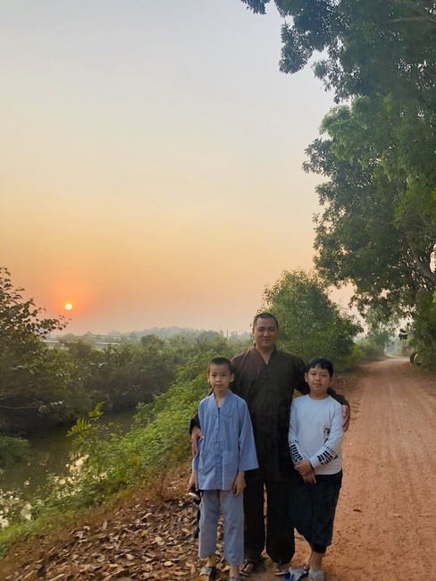 Extra curricular activities of Kids at Huong Phap Pagoda, Cu Chi