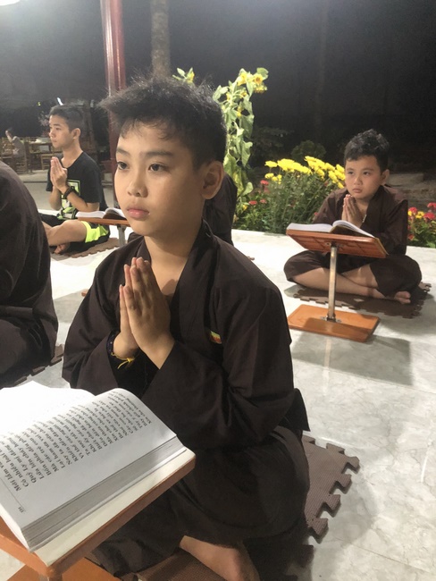 Extra curricular activities of Kids at Huong Phap Pagoda, Cu Chi